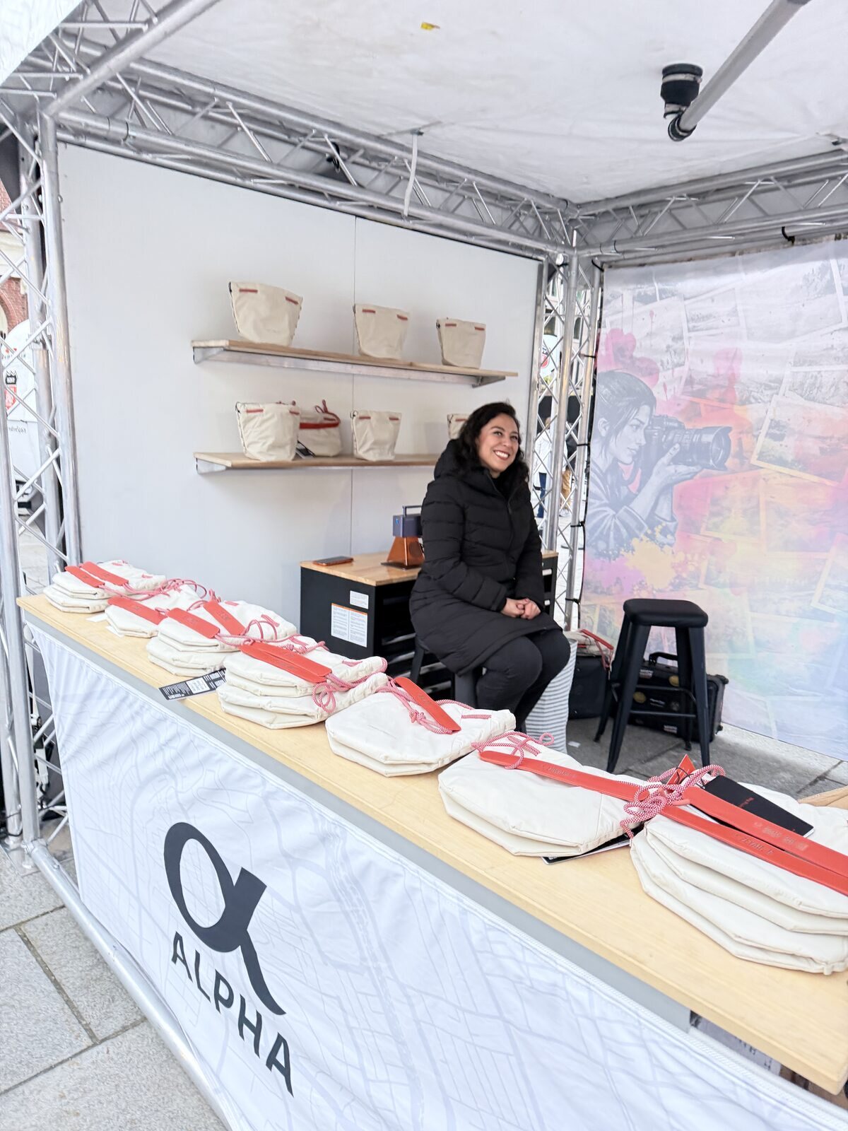 Live event printing at a New Orleans brand activations & pop-ups event